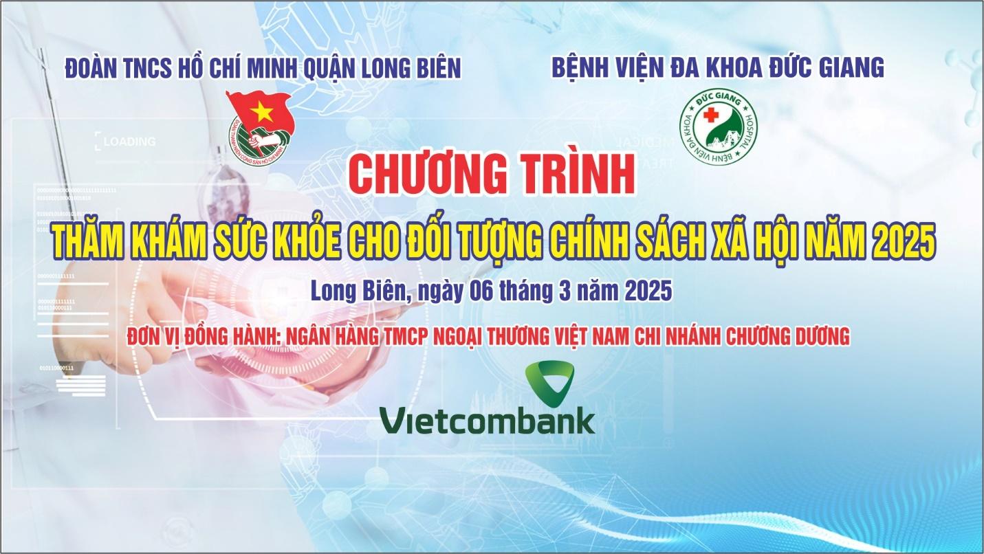 Bệnh viện đa khoa Đức Giang khám sức khỏe và cấp thuốc miễn phí cho Hội người khuyết tật, Hội người mù quận Long Biên