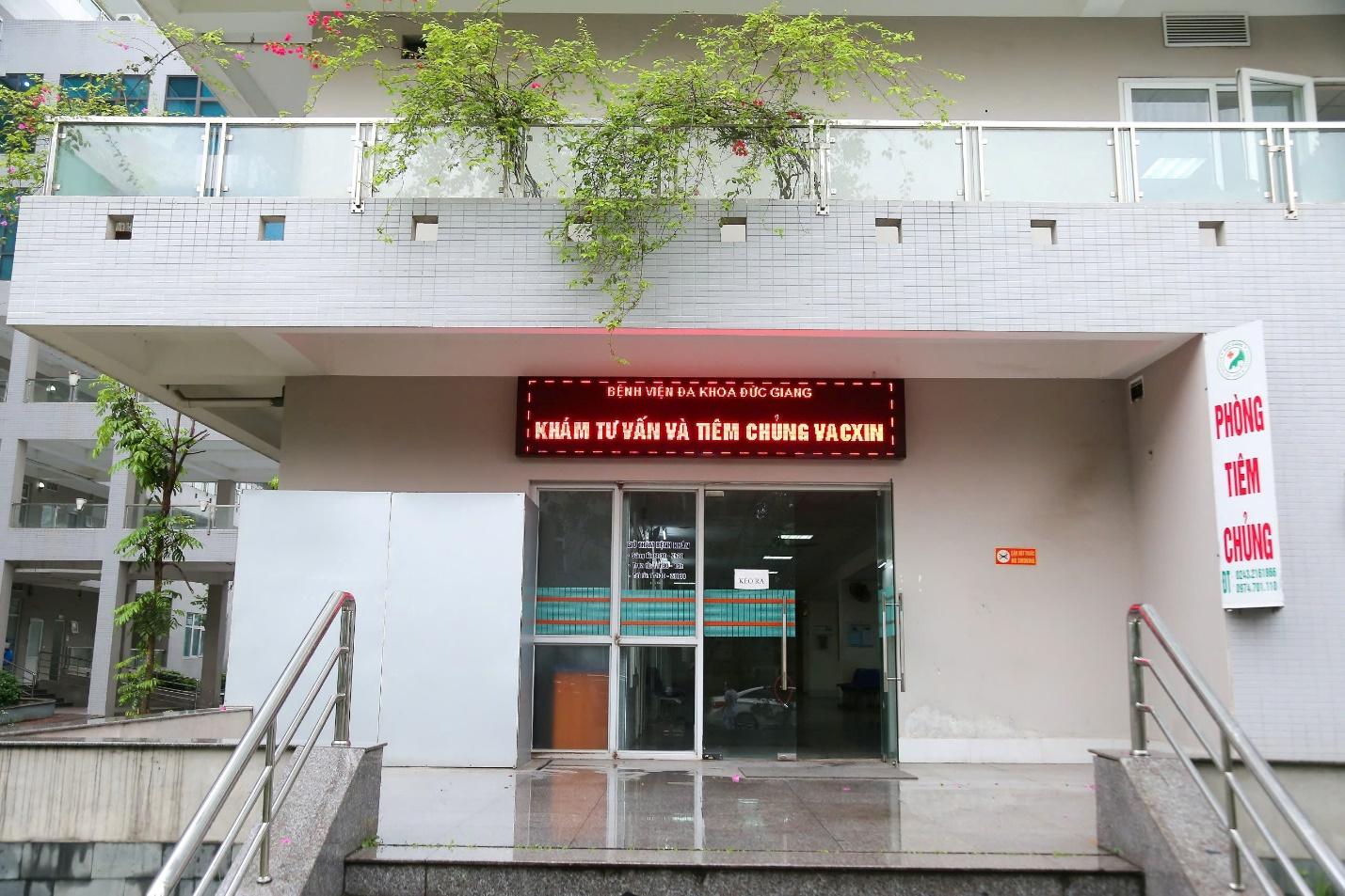 PHÒNG TIÊM CHỦNG VACXIN BỆNH VIỆN ĐA KHOA ĐỨC GIANG MỞ CỬA TRỞ LẠI